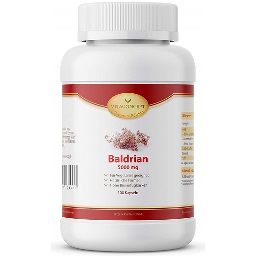 Baldrian – Natürliches Beruhigungsmittel, Entspannend – Schlaffördernd, Fördert Einen Natürlichen Gesunden Schlaf