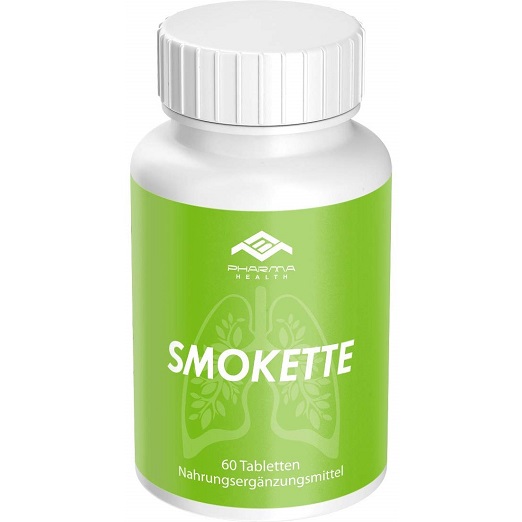 Smokette  | Endlich Nichtraucher | Ohne Nikotin | Mit Dem Rauchen Aufhören | Rezeptfrei Von MB Pharma Health Für 1 Monat | 100% Natürlich